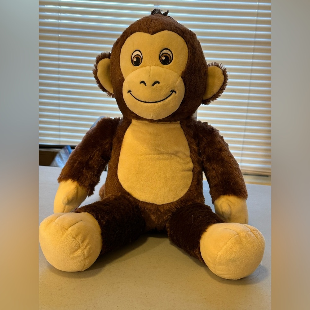 Build-A-Bear 2014 Brown Laughing Monkey